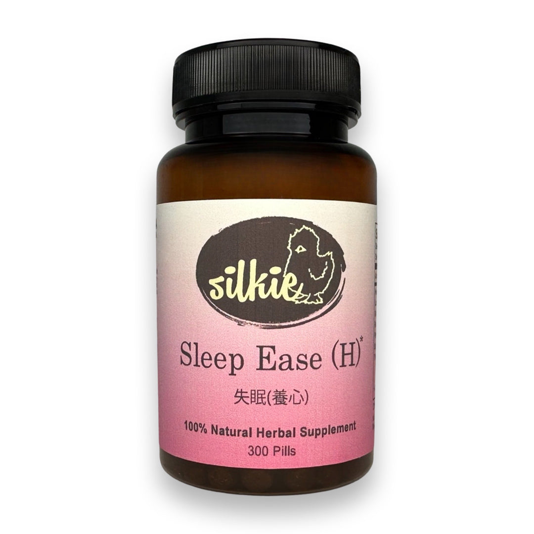 Sleep Aid Supplement by Silkie Herbs for insomnia, anxiety, restful sleep, and nighttime wellness, made and packaged in the USA.