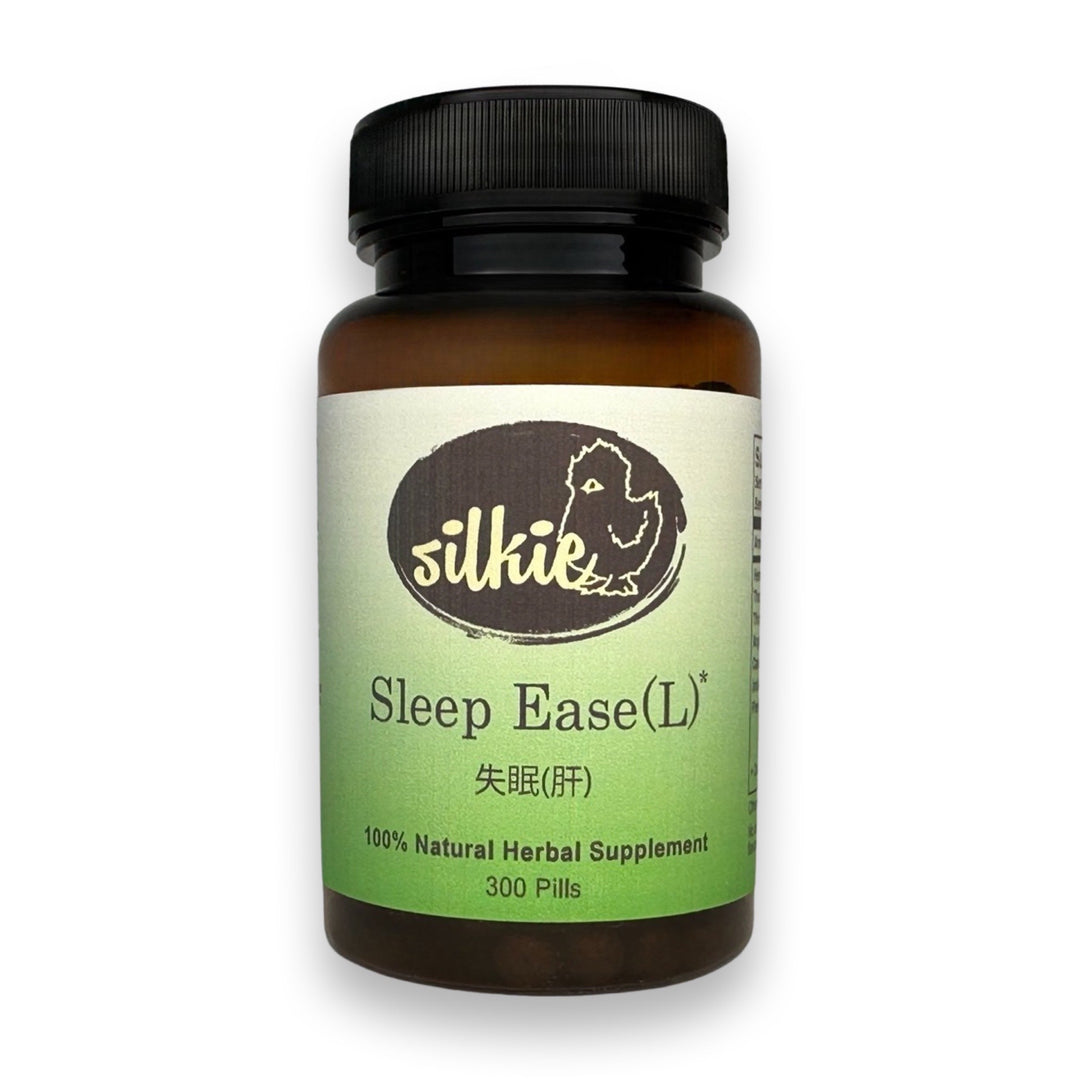 Sleep Ease (L) by Silkie Herbs for afternoon sleepiness, daytime fatigue, low energy, and healthy daily vitality