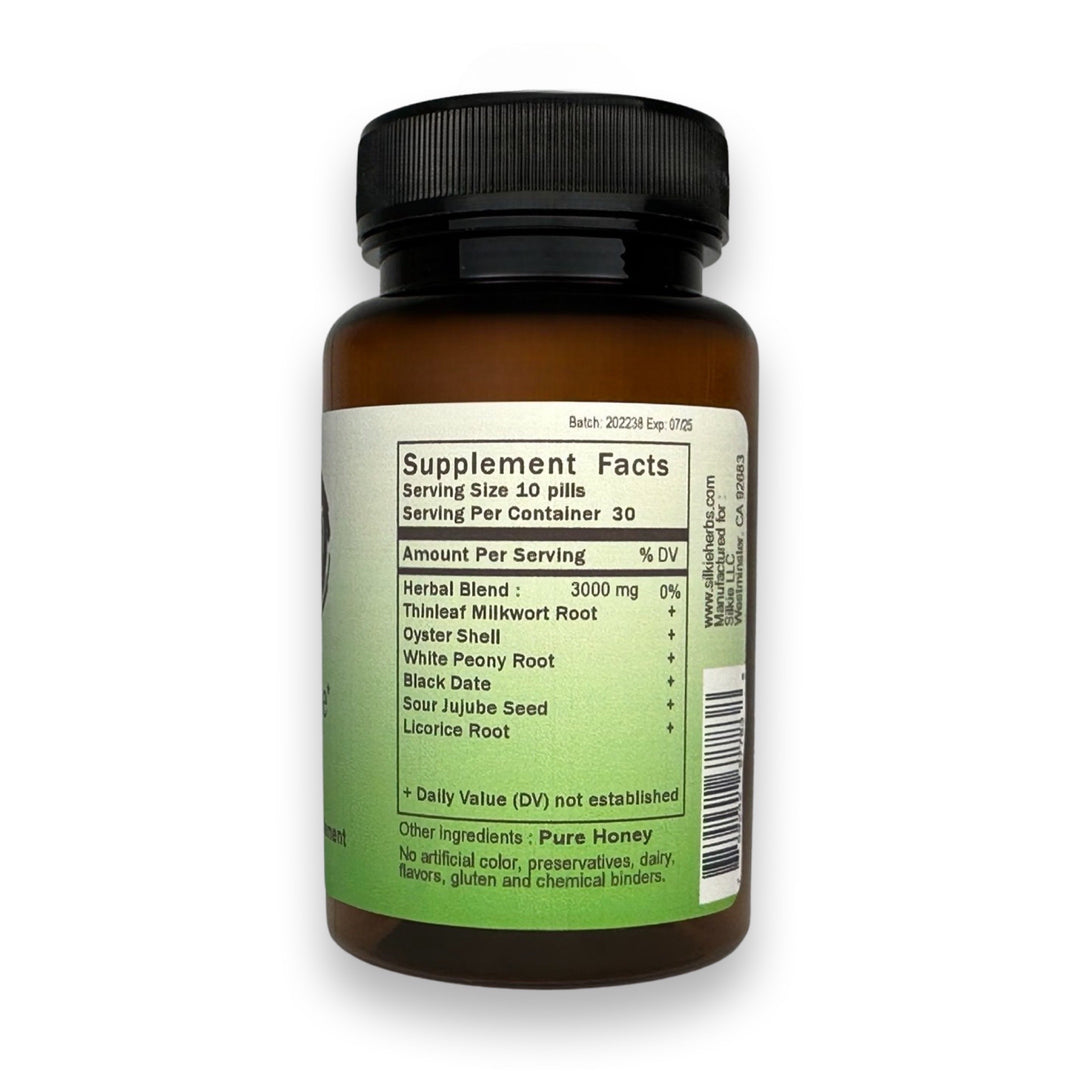 Traditional Chinese herbal sleep formula supporting Liver and Gallbladder balance for uninterrupted sleep