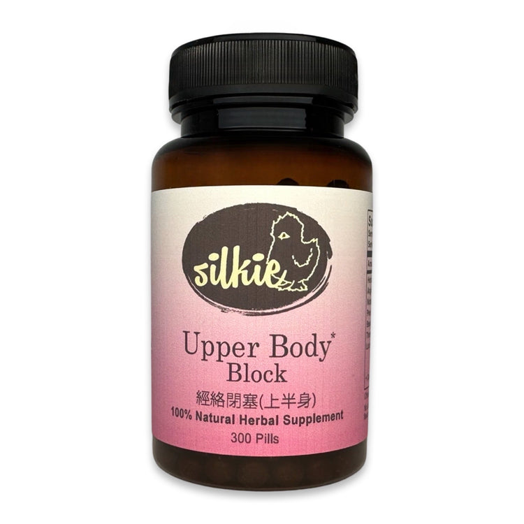 Upper Body Circulation Support by Silkie Herbs for enlarged veins on hands and arms, tennis elbow, and healthy Blood circulation, made and packaged in the USA.
