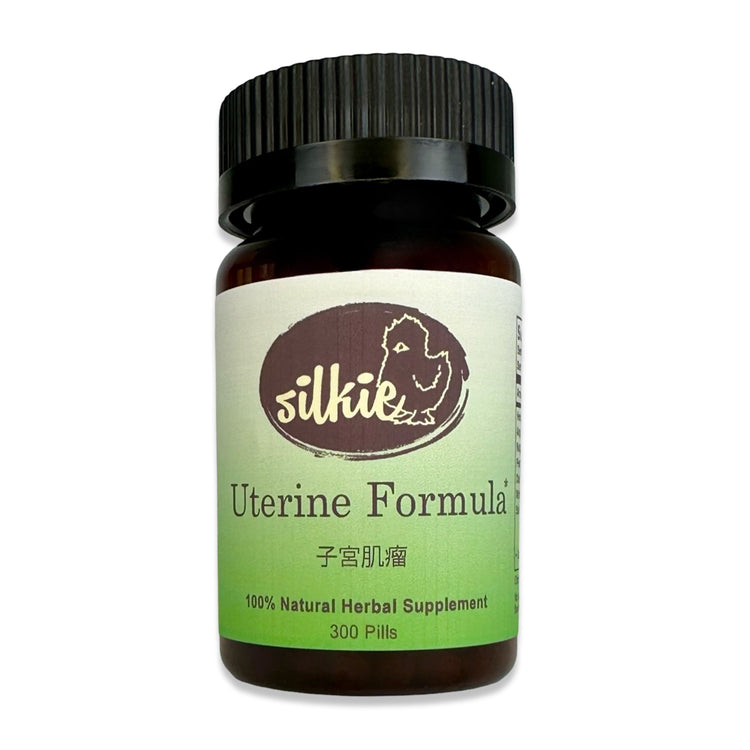 Uterine Support Supplement for fibroids, heavy menstrual bleeding, Blood Stasis, and women's reproductive health, made and packaged in the USA.