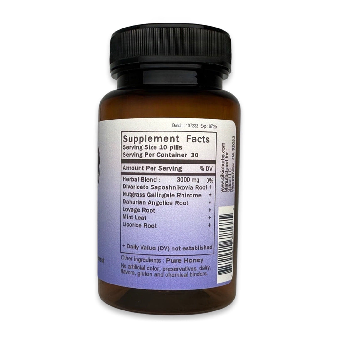 Traditional Chinese herbal formula for Wind-Cold symptoms, chills, nasal congestion, and respiratory wellness