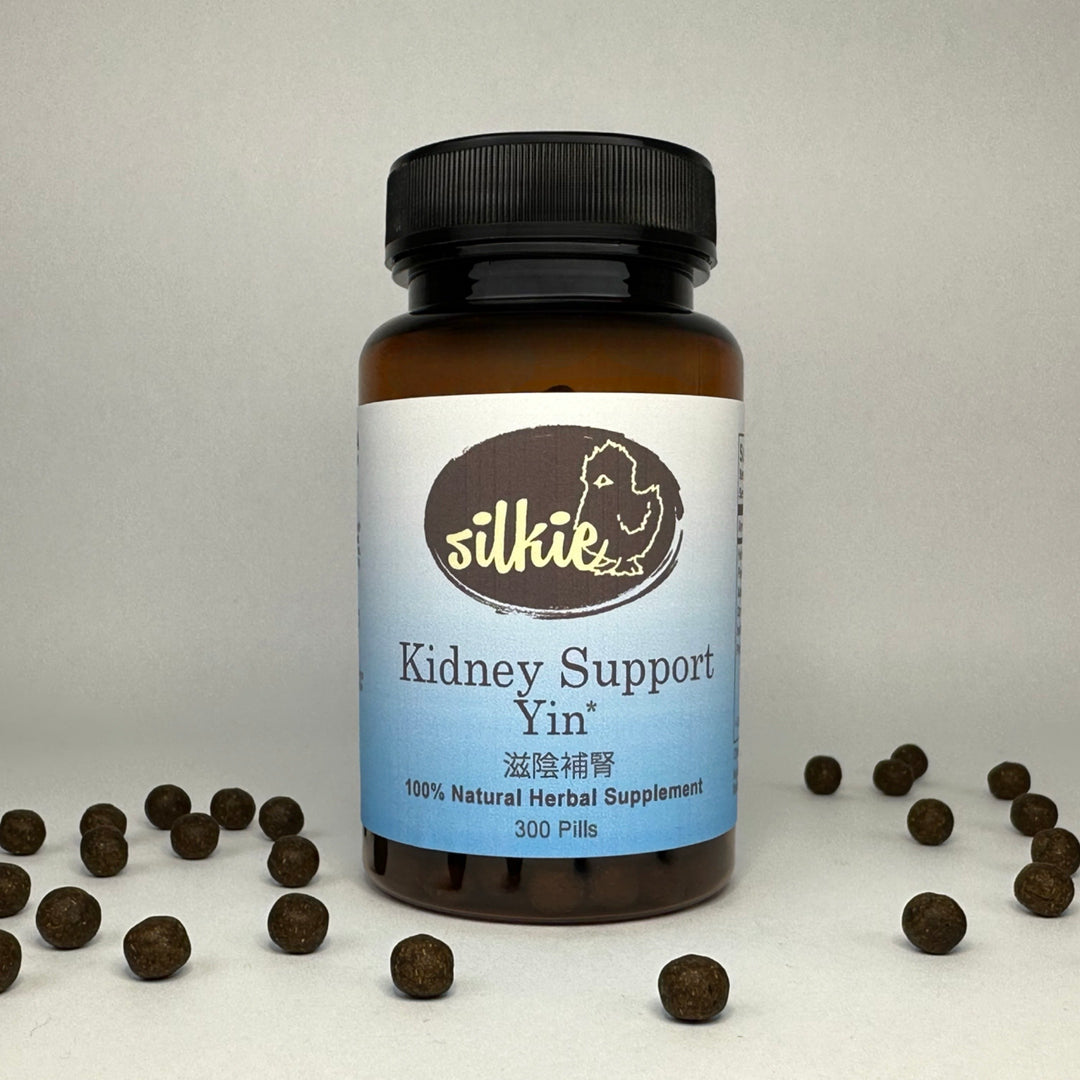 Chinese herbal Kidney Yin tonic formulated for hot flashes, night sweats, and internal heat support